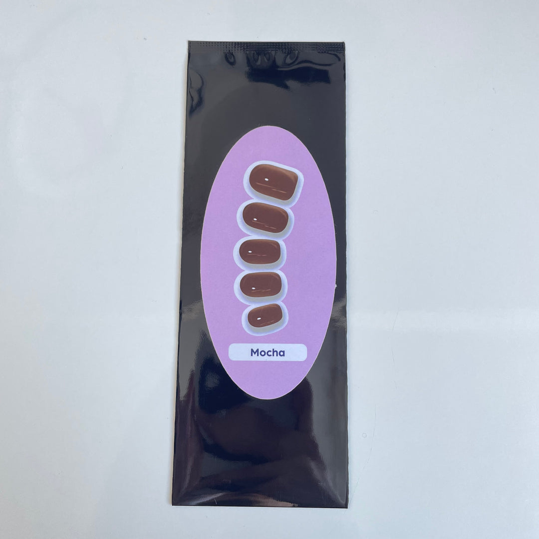 Mocha | Super Jellies DIY Hard Semi Cured Gel Nail Wraps