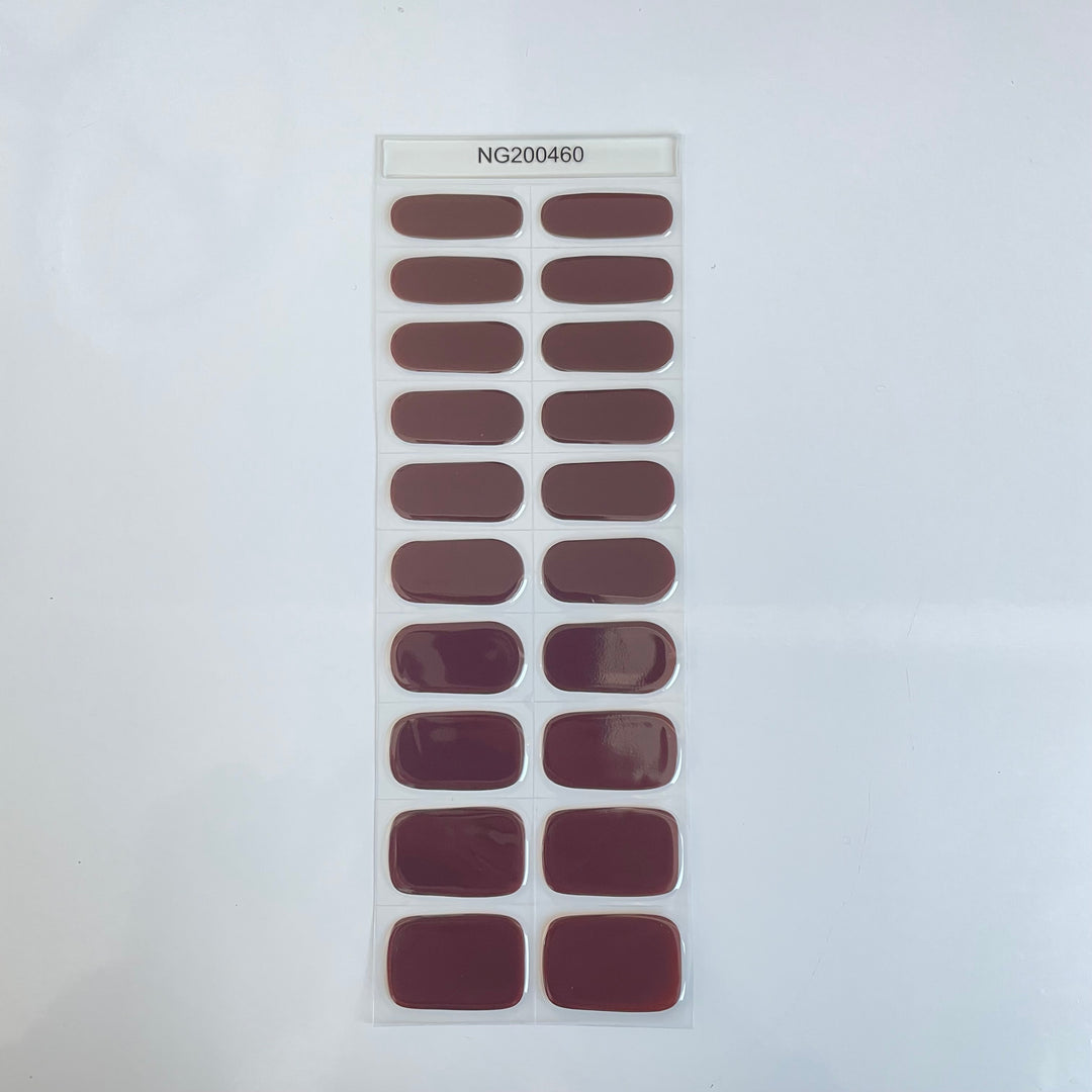 Mocha | Super Jellies DIY Hard Semi Cured Gel Nail Wraps