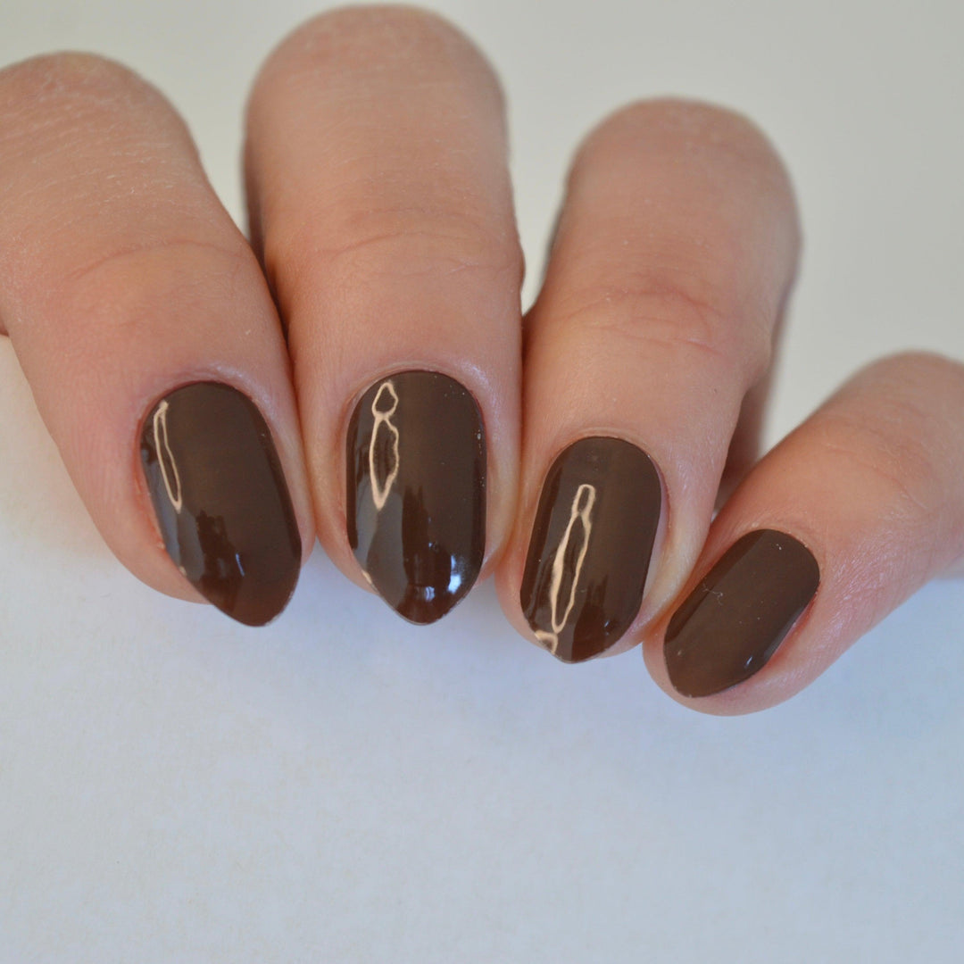 Mocha | Super Jellies DIY Hard Semi Cured Gel Nail Wraps