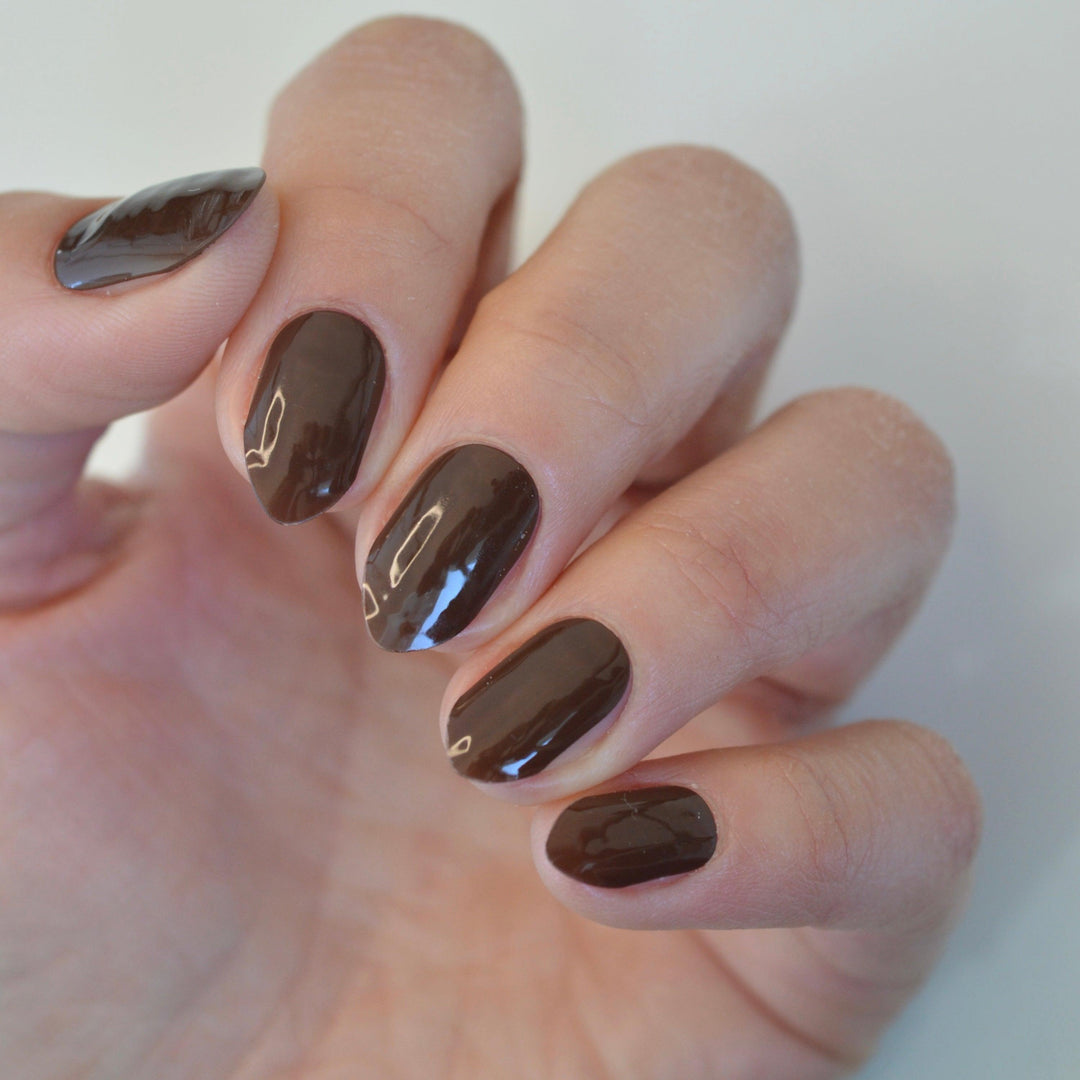 Mocha | Super Jellies DIY Hard Semi Cured Gel Nail Wraps