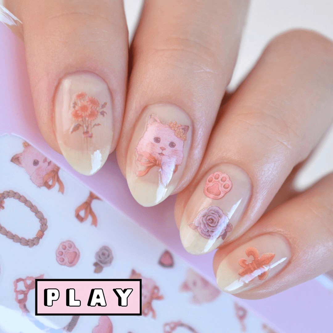 Moink PLAY Nail Art Sticker