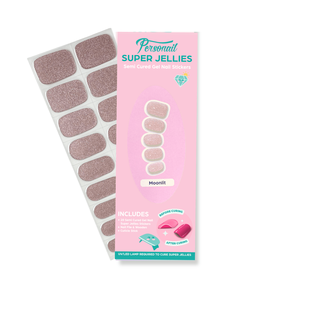 Moonlit | Super Jellies DIY Hard Semi Cured Gel Nail Wraps