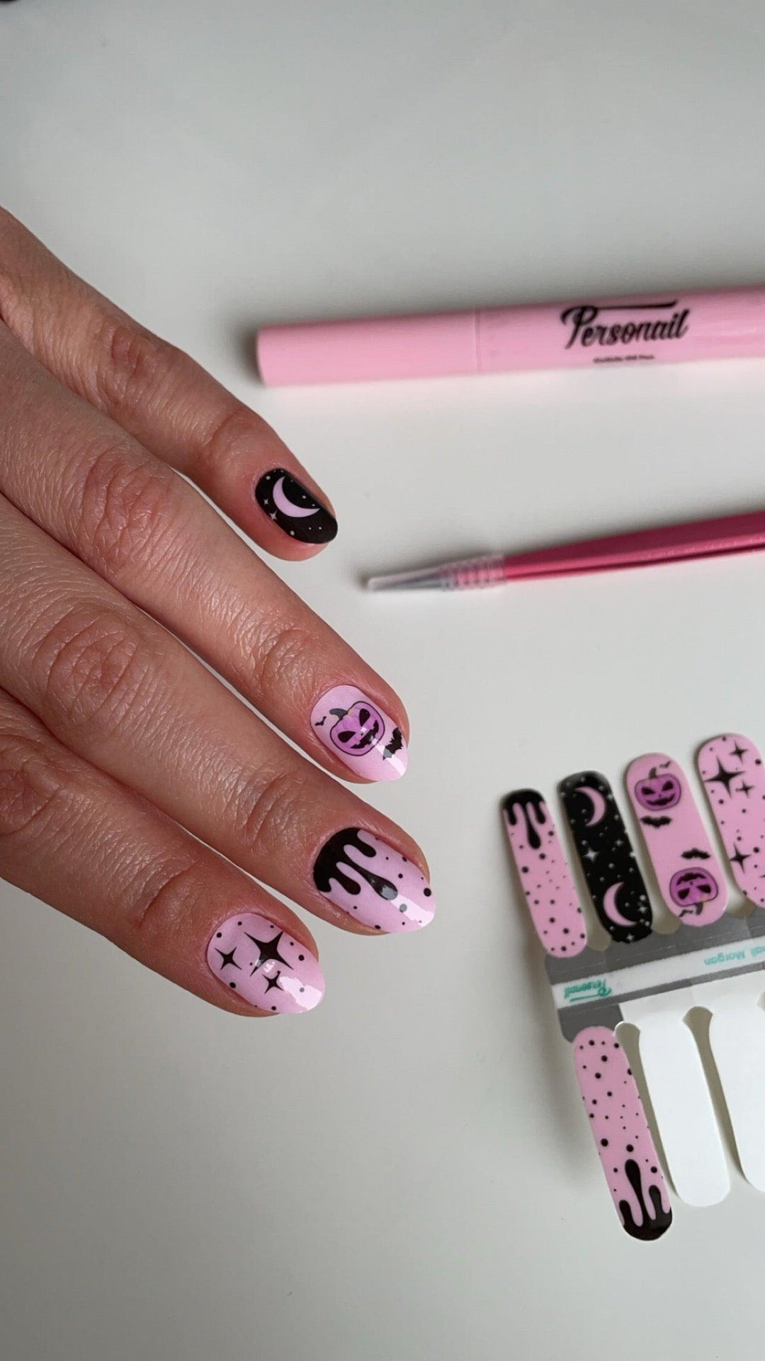 Morgan | Halloween Themed Nail Polish Wrap