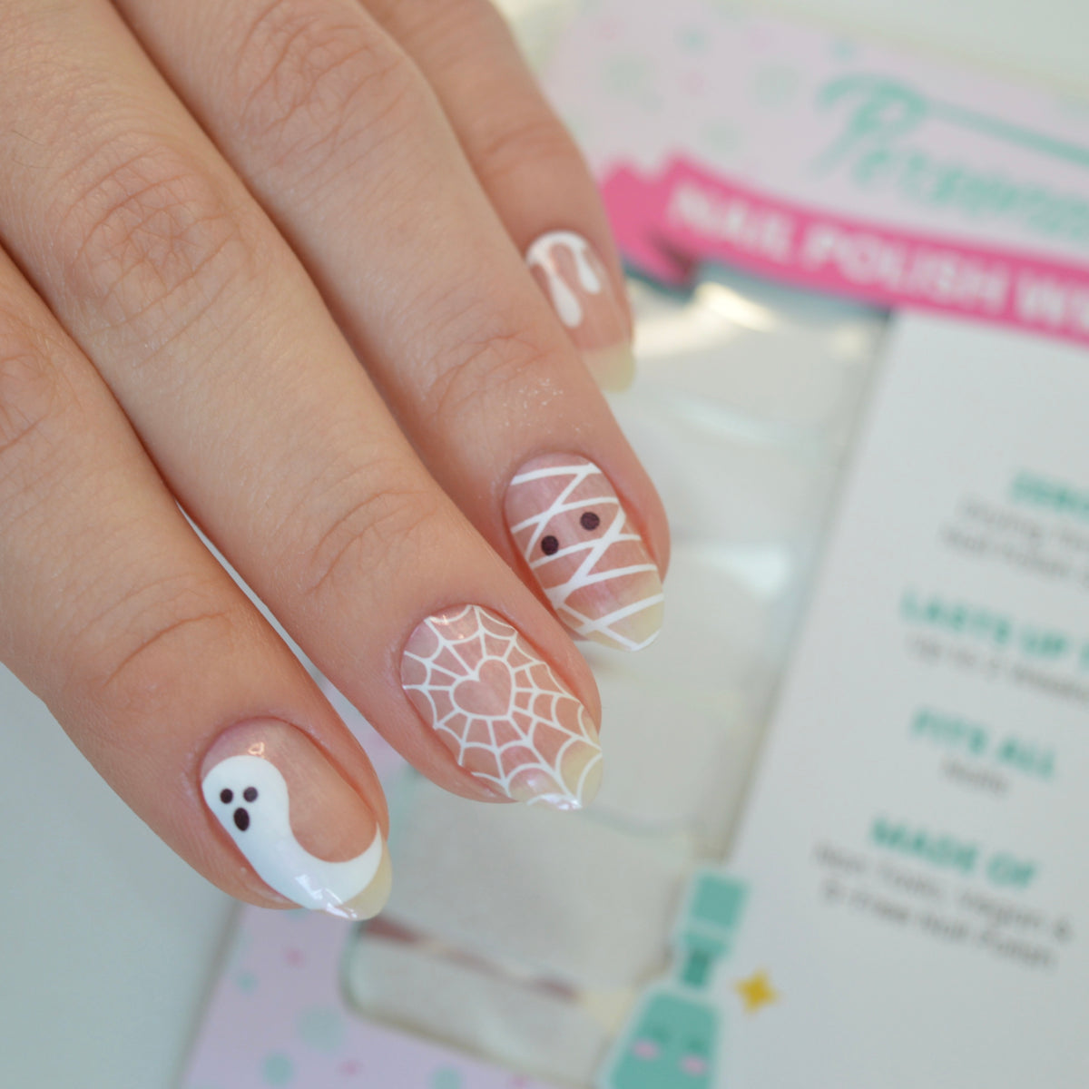Mummy | Halloween Themed Nail Polish Wrap