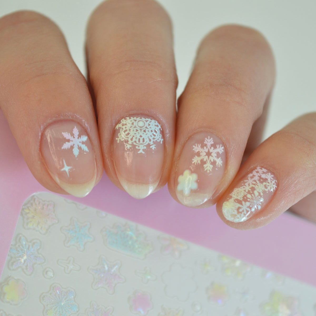 Pastel Flakes 3D PLAY Nail Art Sticker