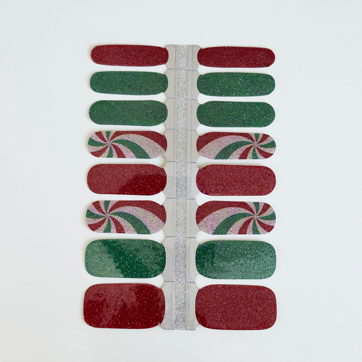 Peppermint Candy | Nail Polish Wraps