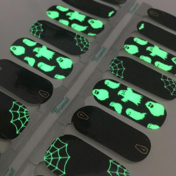 Personail Nail Wraps Spooktacular (Glow in the dark)