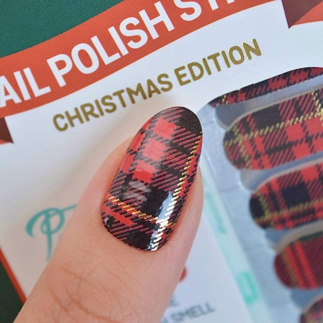 Personail Nail Wraps Tartan