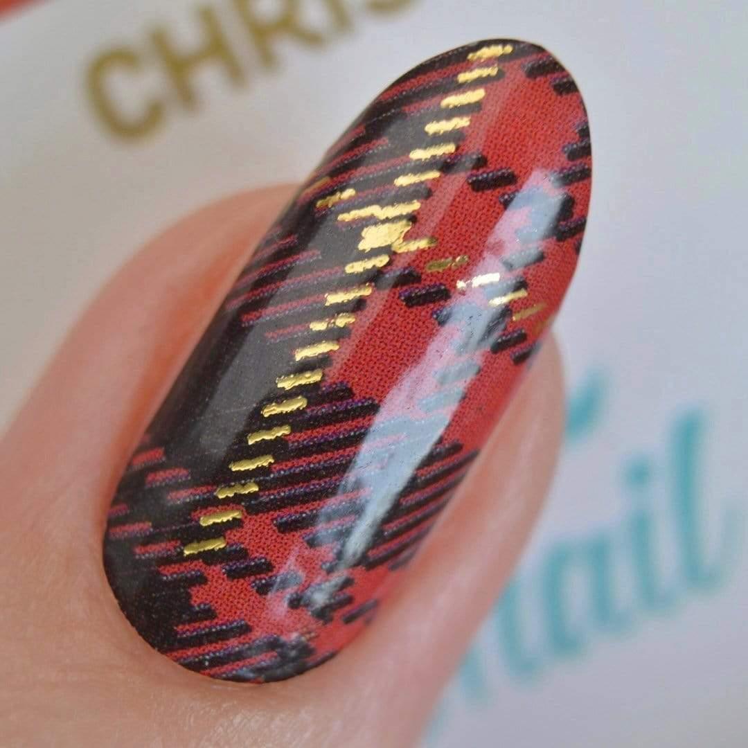 Personail Nail Wraps Tartan