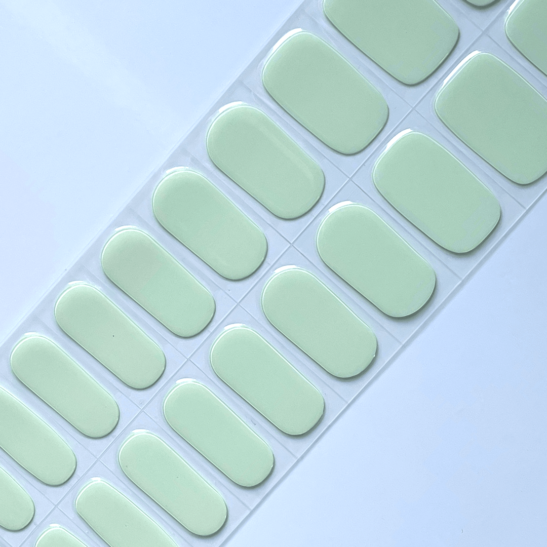 Pistachio | Super Jellies DIY Hard Semi Cured Gel Nail Wraps