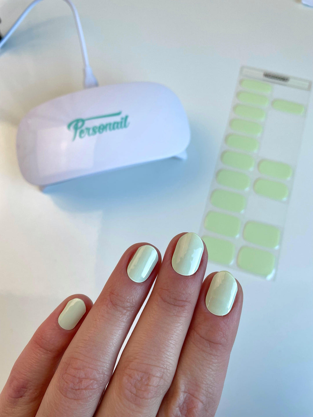 Pistachio | Super Jellies DIY Hard Semi Cured Gel Nail Wraps