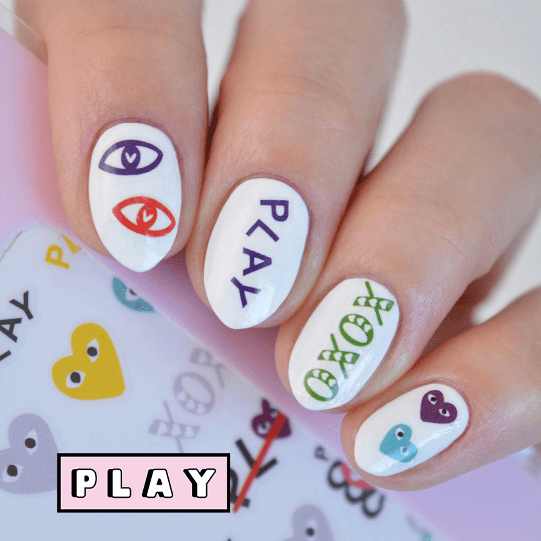 PLAY Nail Art Sticker