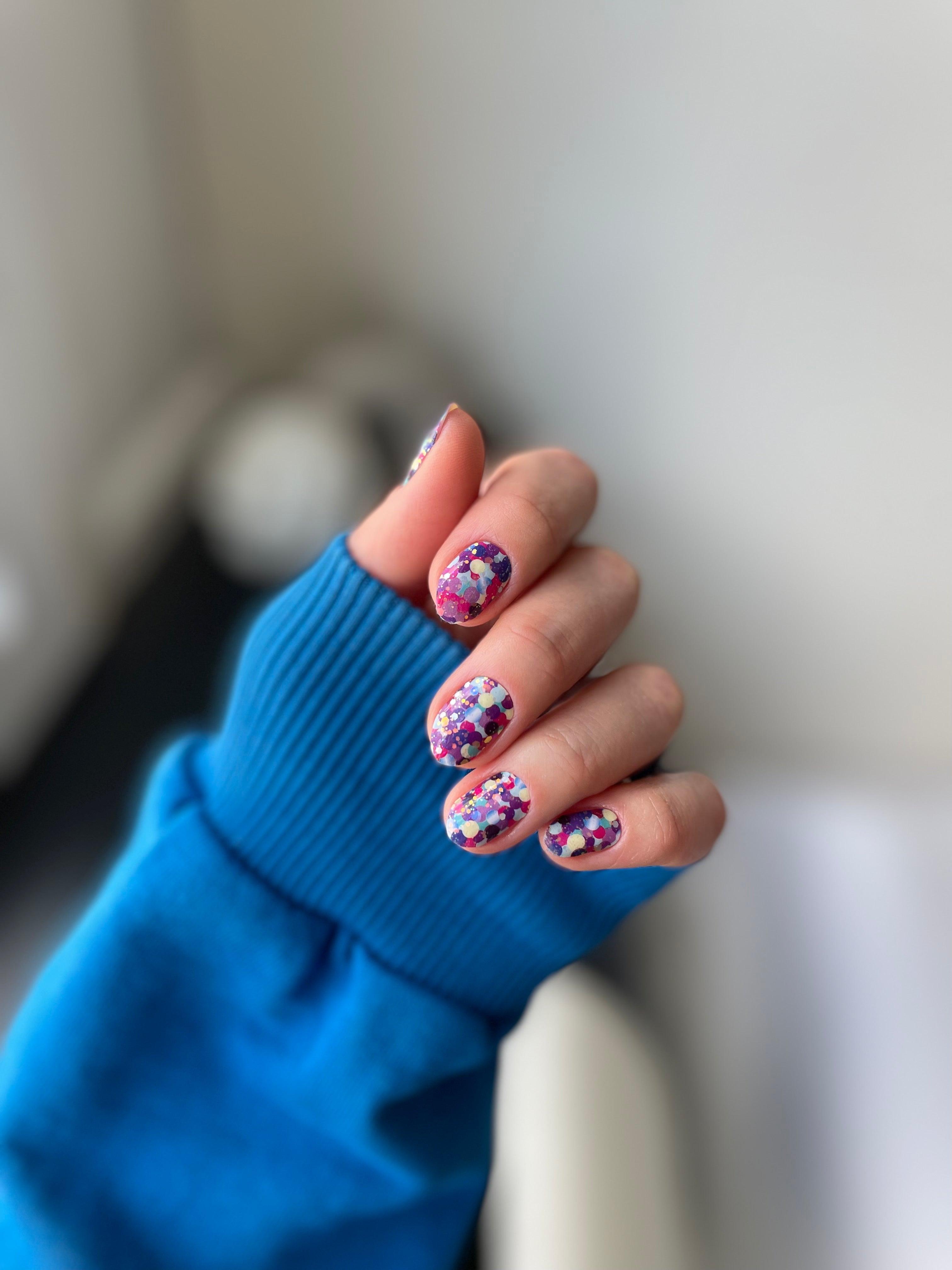 Poppers | Chunky Glitter Nail Polish Wraps