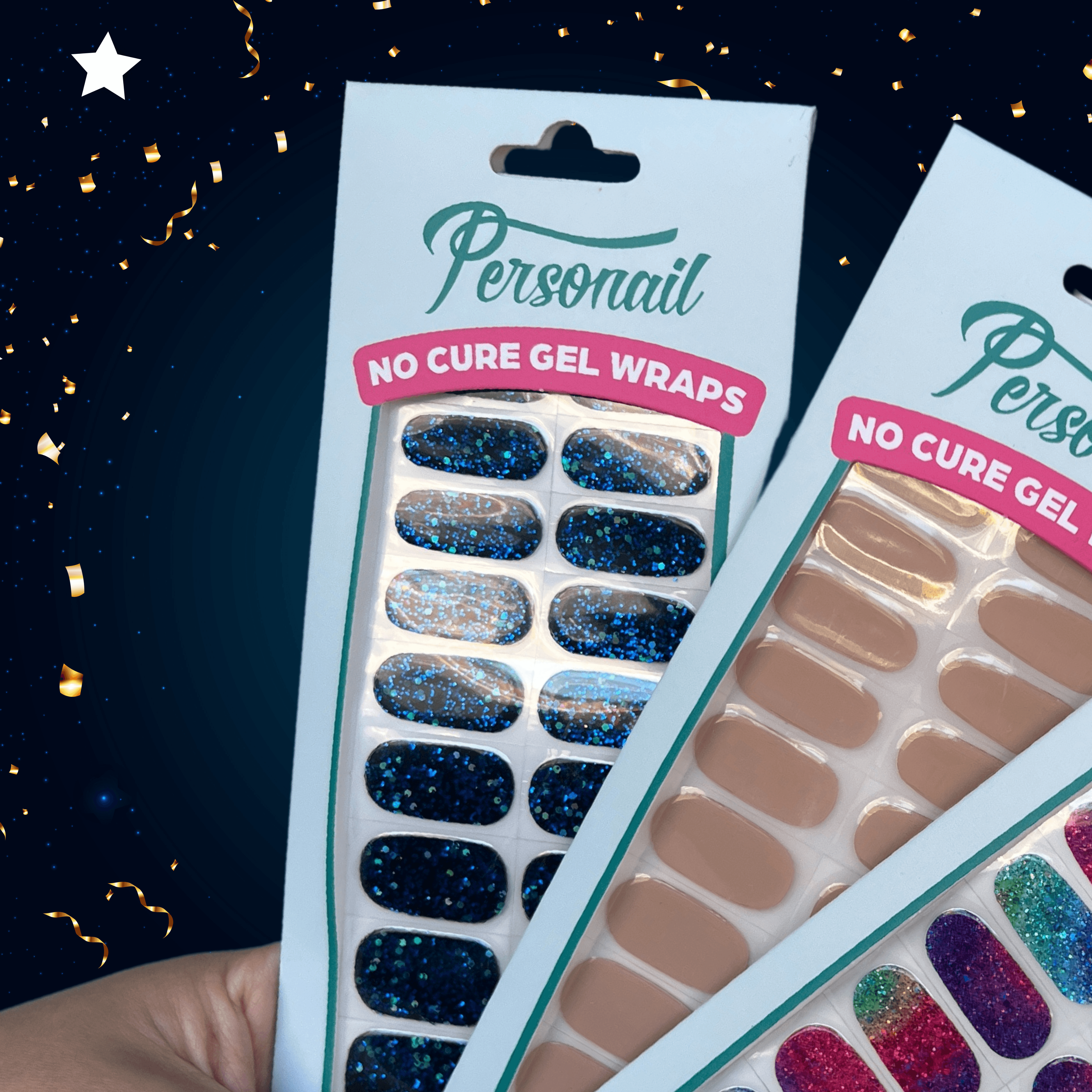 Full Moon | NO Cure Gel Nail Wraps