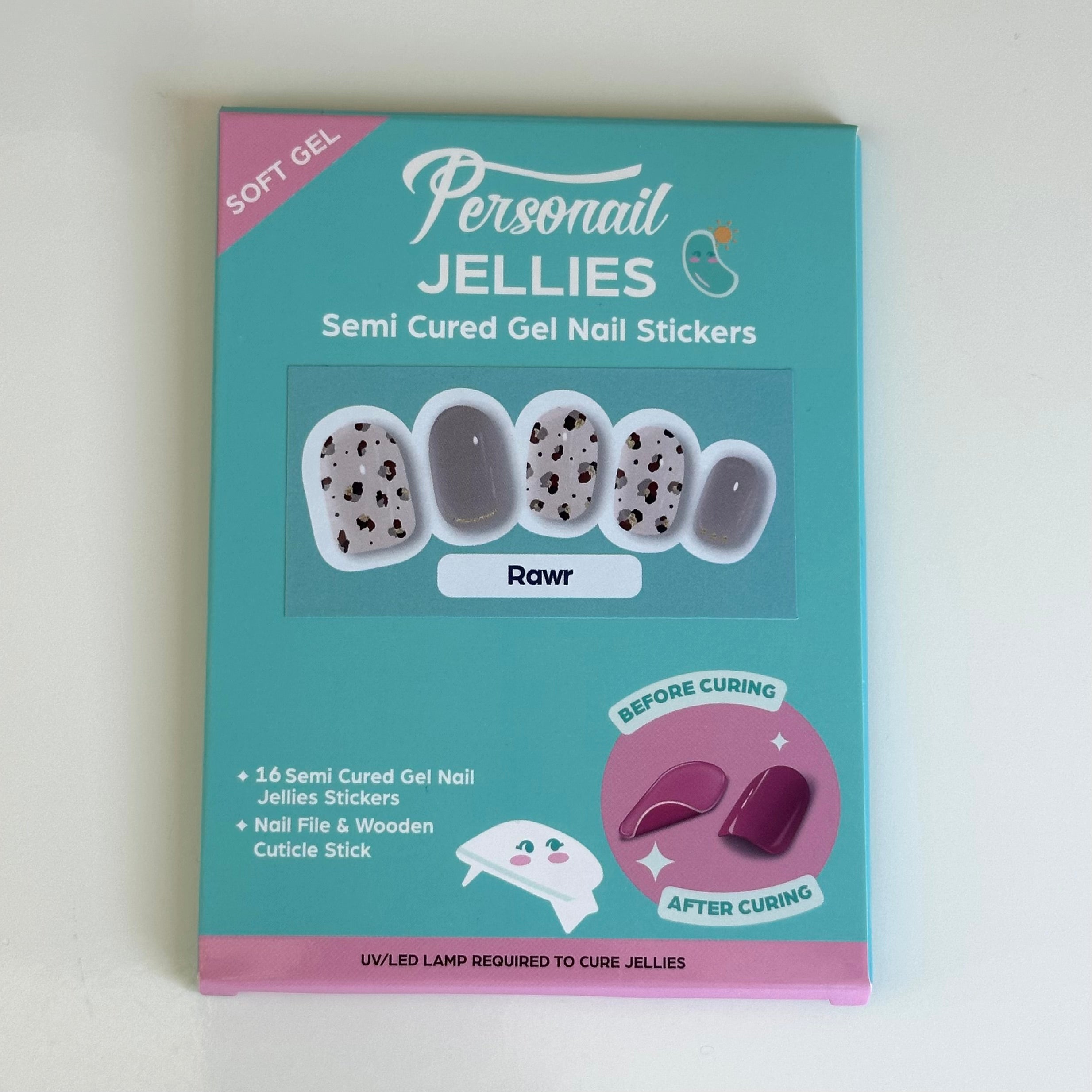 Rawrs | Jellies DIY Soft Semi Cured Gel Nail Wraps