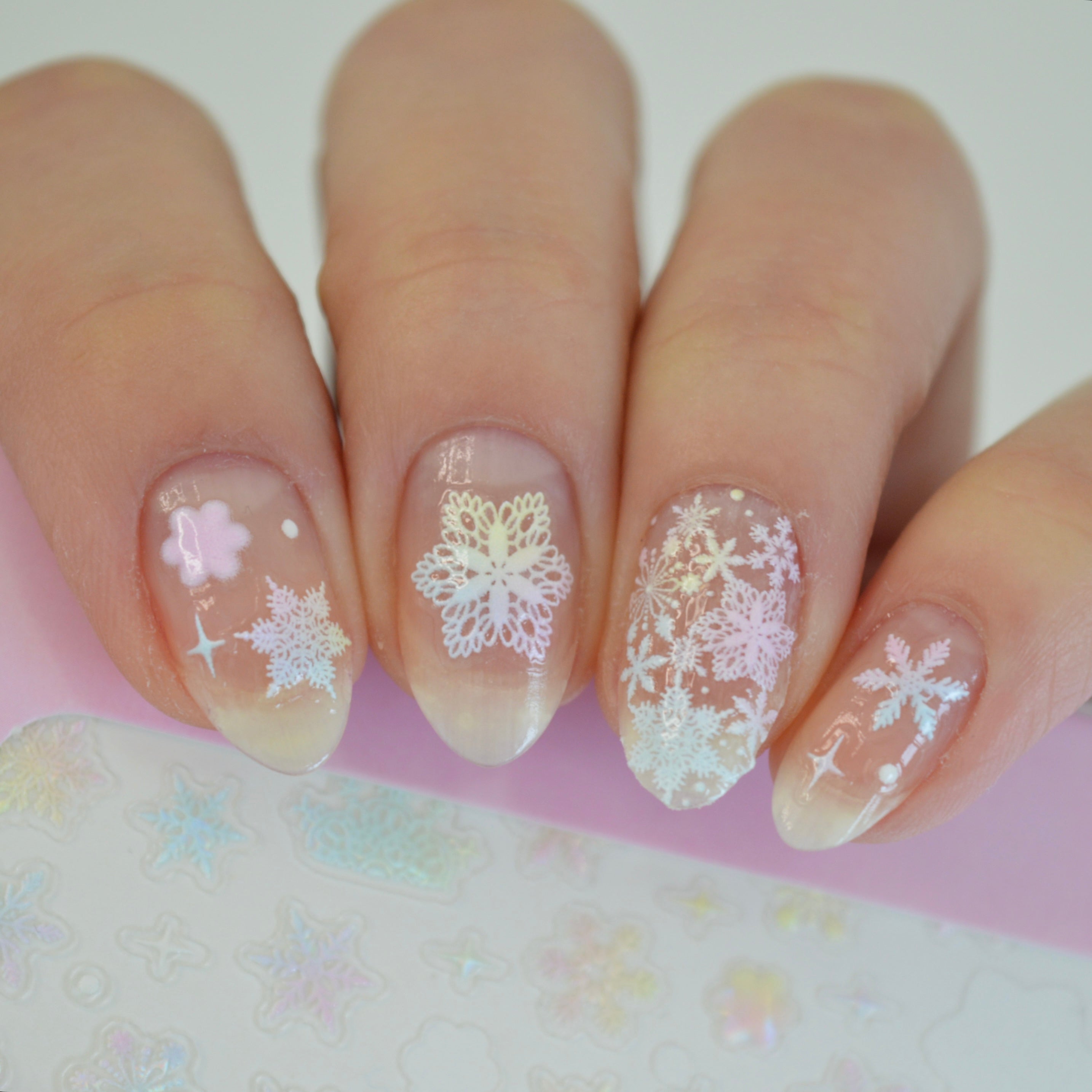 Sapporo Snow PLAY Nail Art Sticker