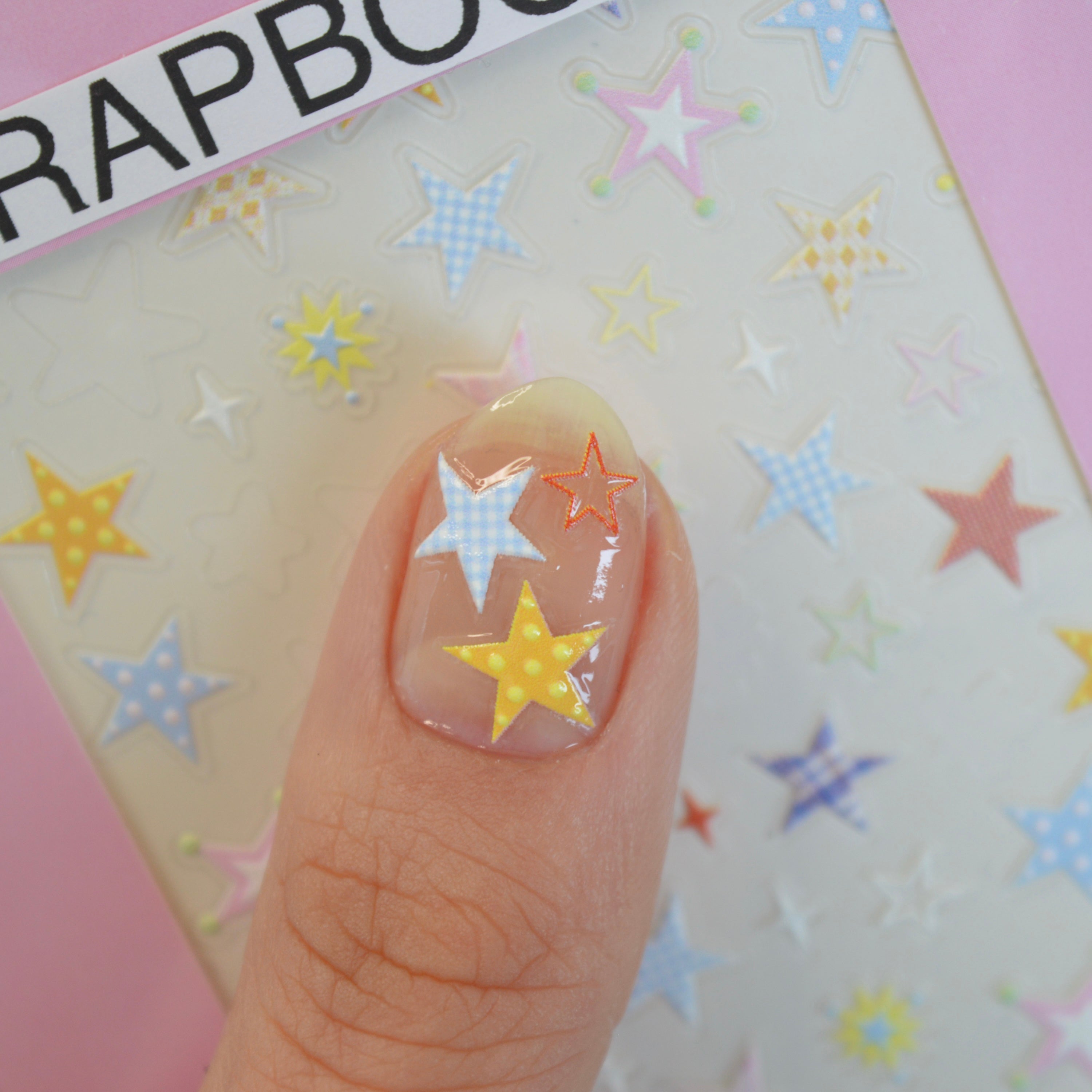 Scrapbooking PLAY Nail Art Sticker