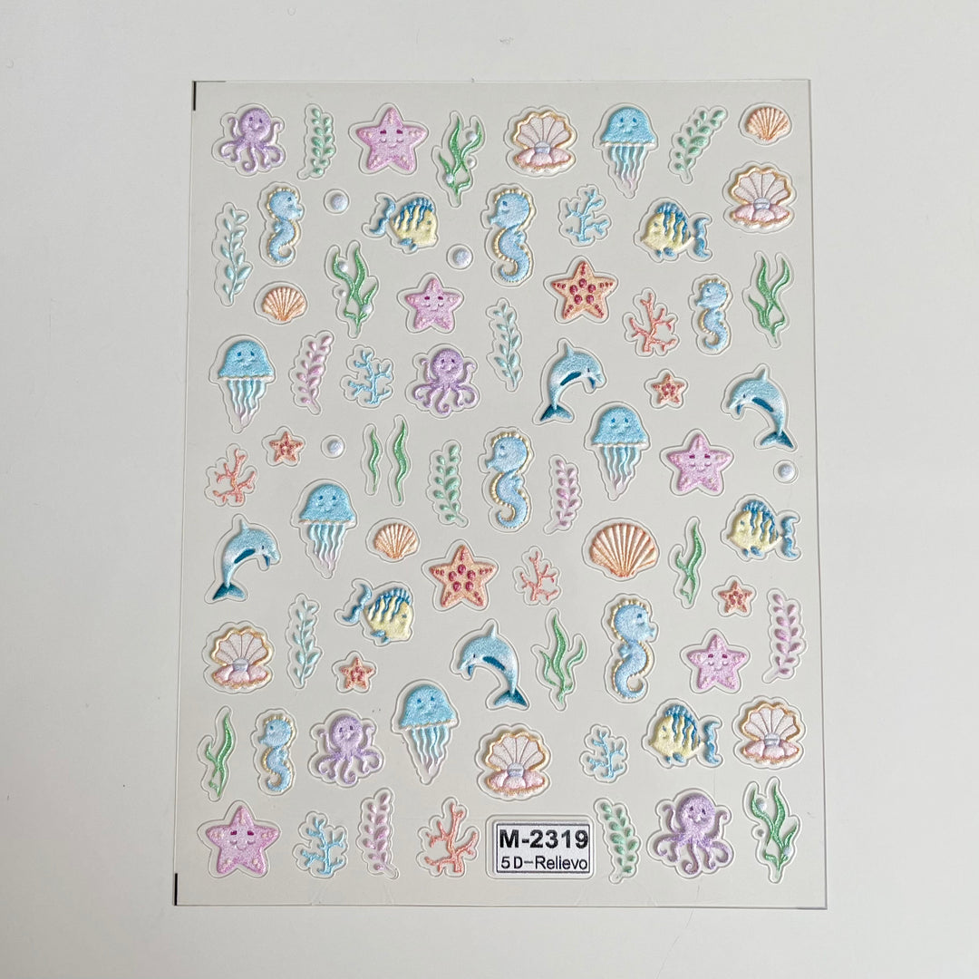 Sealife Nail Art Sticker
