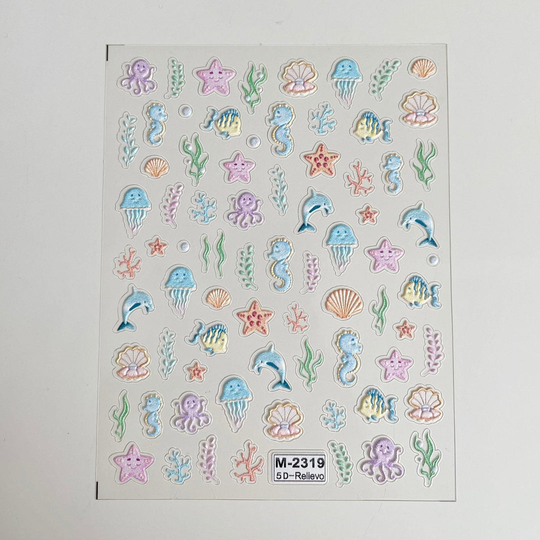 Sealife Nail Art Sticker