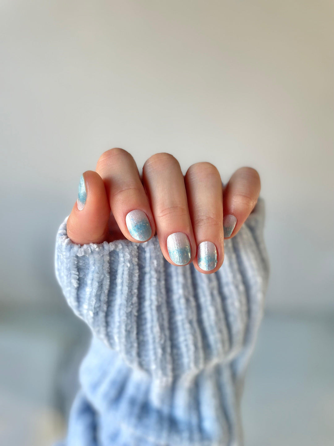 Self Titled Taylor Edition (Eras Tour)| Turquoise Glitter Nail Polish Wrap