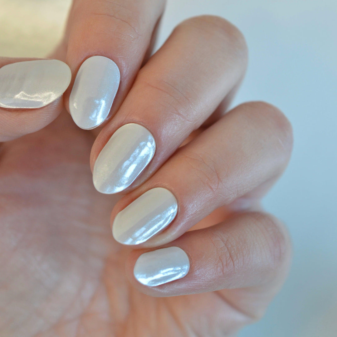 Shiny Grey | Super Jellies DIY Hard Semi Cured Gel Nail Wraps