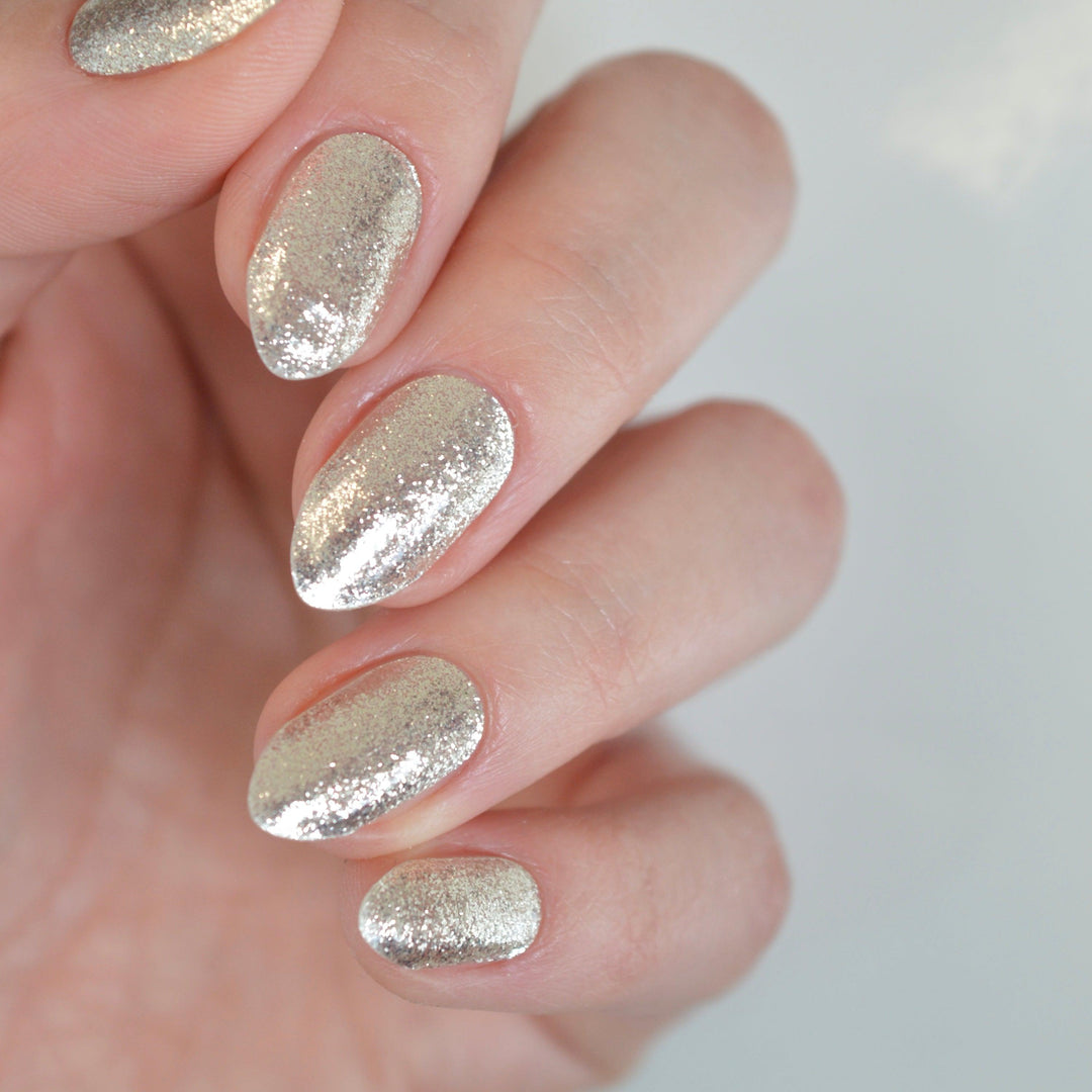 Sleek Silver | Super Jellies DIY Hard Semi Cured Gel Nail Wraps