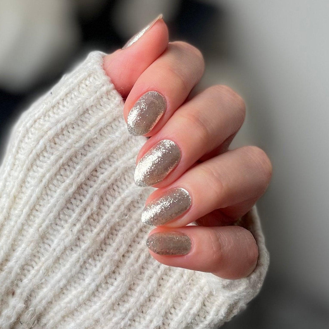 Sleek Silver | Super Jellies DIY Hard Semi Cured Gel Nail Wraps