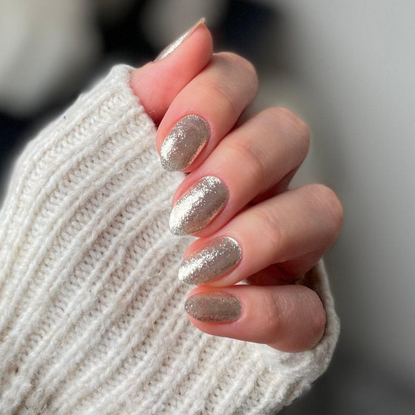 Sleek Silver | Super Jellies DIY Hard Semi Cured Gel Nail Wraps