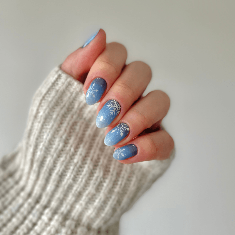 Snowy | Super Jellies DIY Hard Semi Cured Gel Nail Wraps