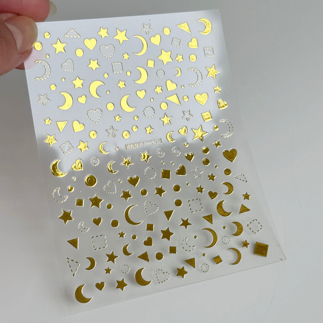Star Struck PLAY Nail Art Sticker