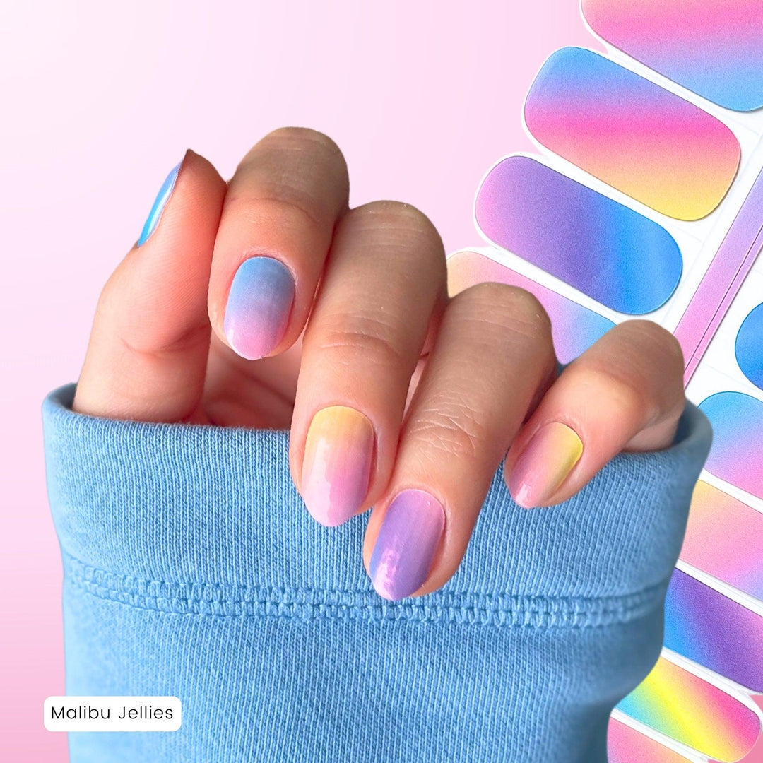 Malibu | Jellies DIY Soft Semi Cured Gel Nail Wraps