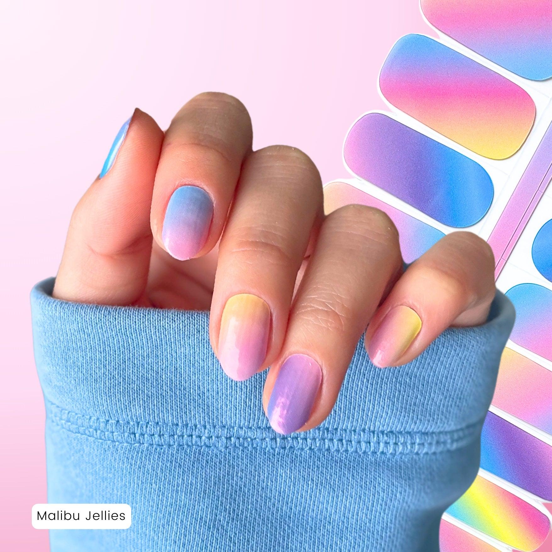 Malibu | Jellies DIY Soft Semi Cured Gel Nail Wraps