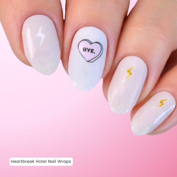Heartbreak Hotel | Valentine's Day Nail Polish Wrap