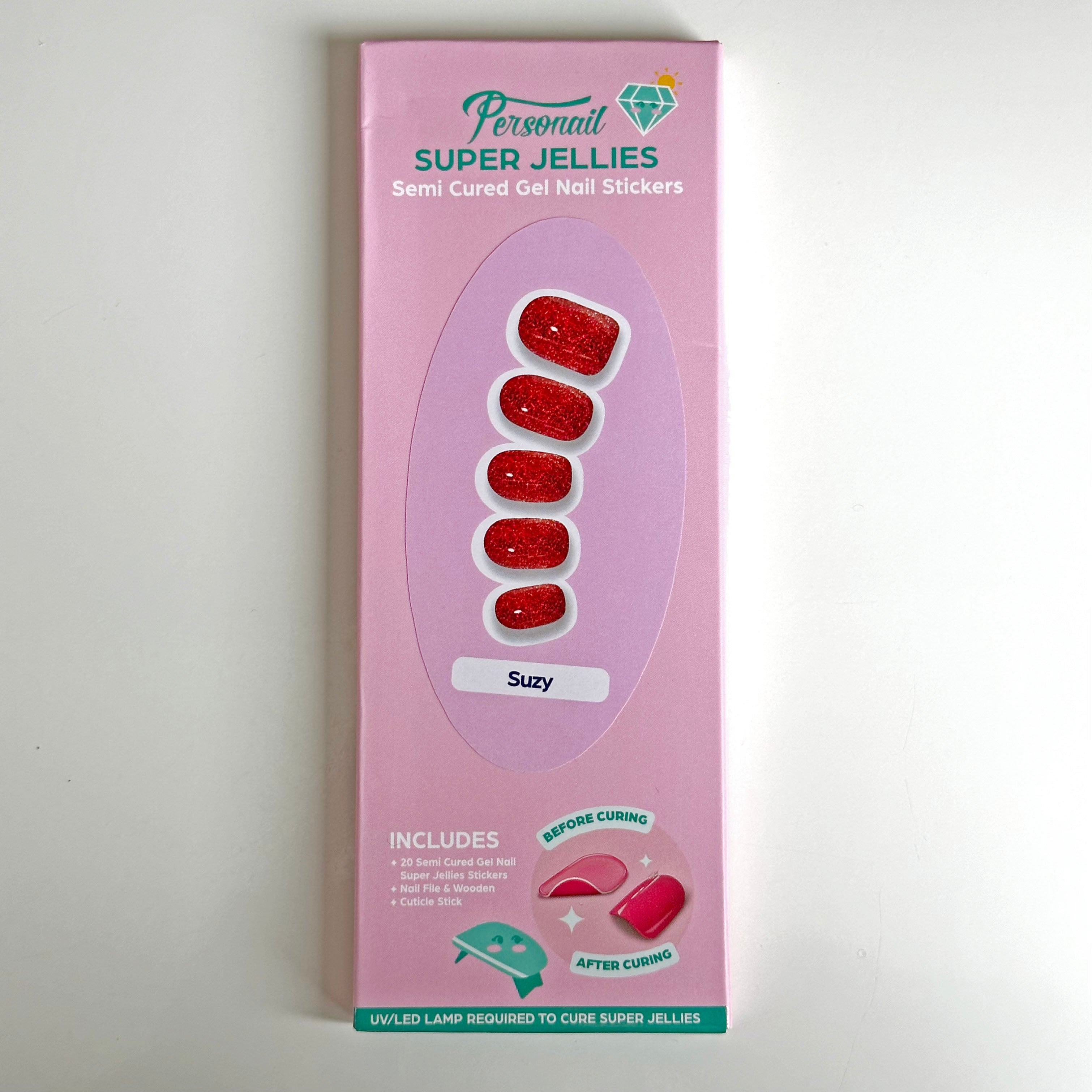 Suzy | Super Jellies DIY Hard Semi Cured Gel Nail Wraps by