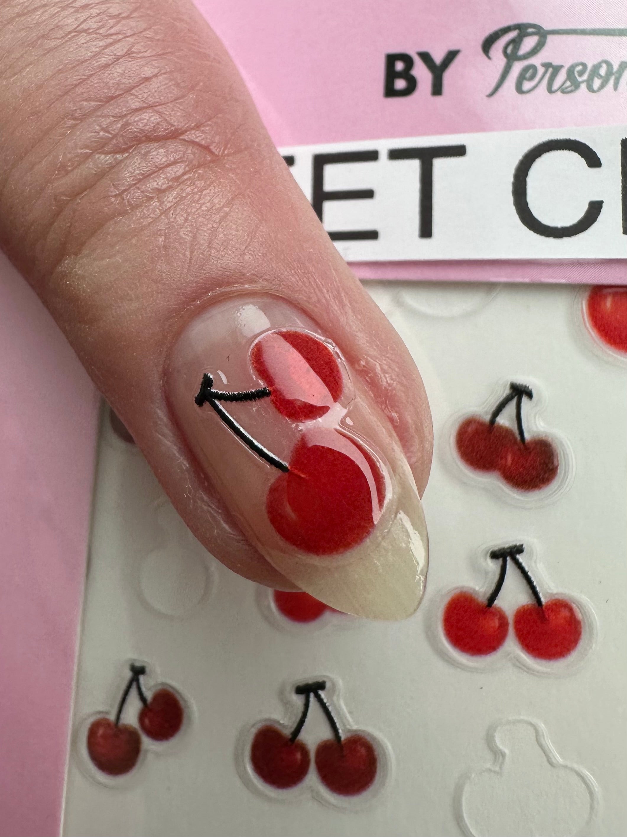 Sweet Cherry PLAY Nail Art Sticker