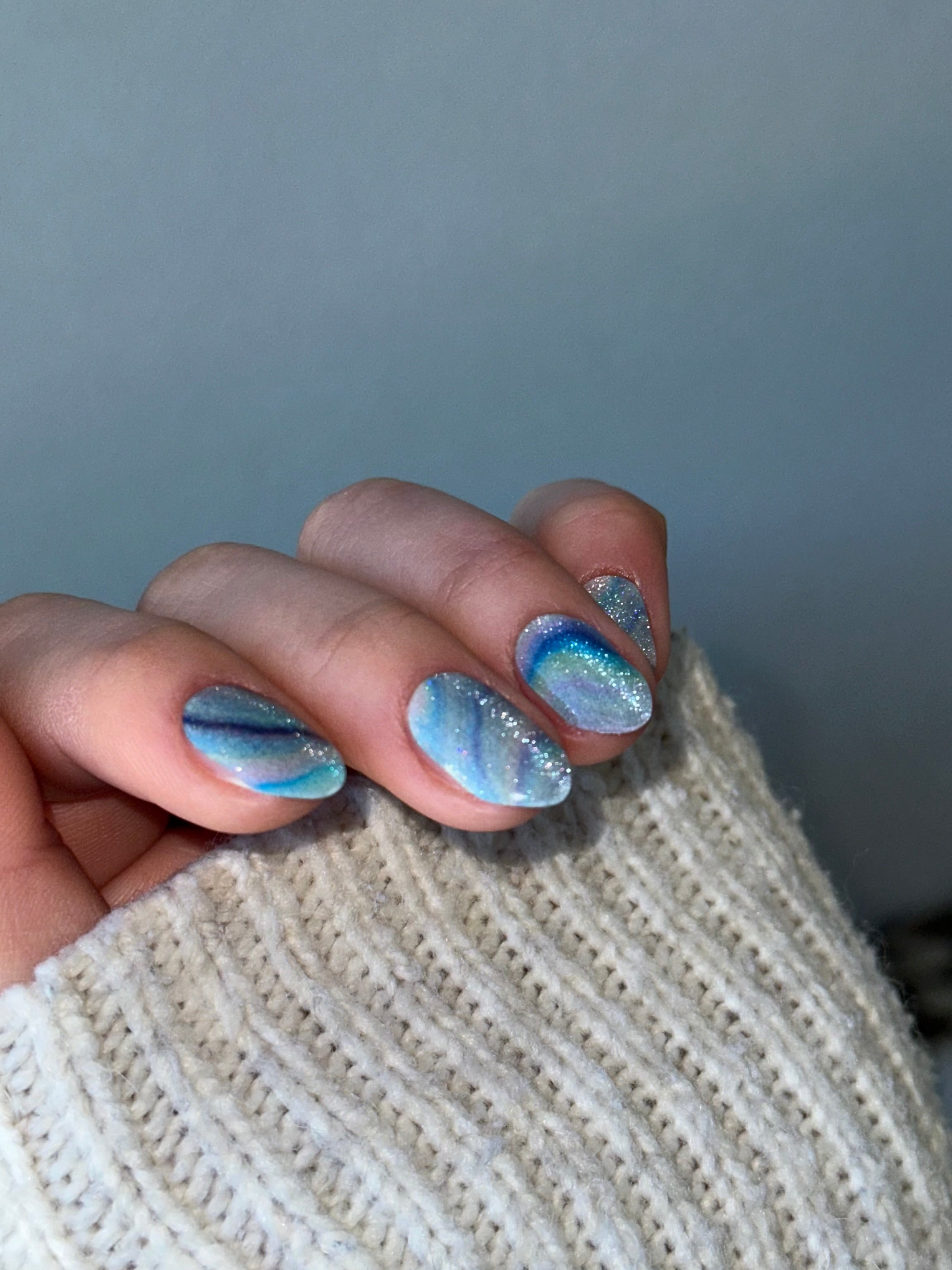 Swirly | Super Jellies DIY Hard Semi Cured Gel Nail Wraps