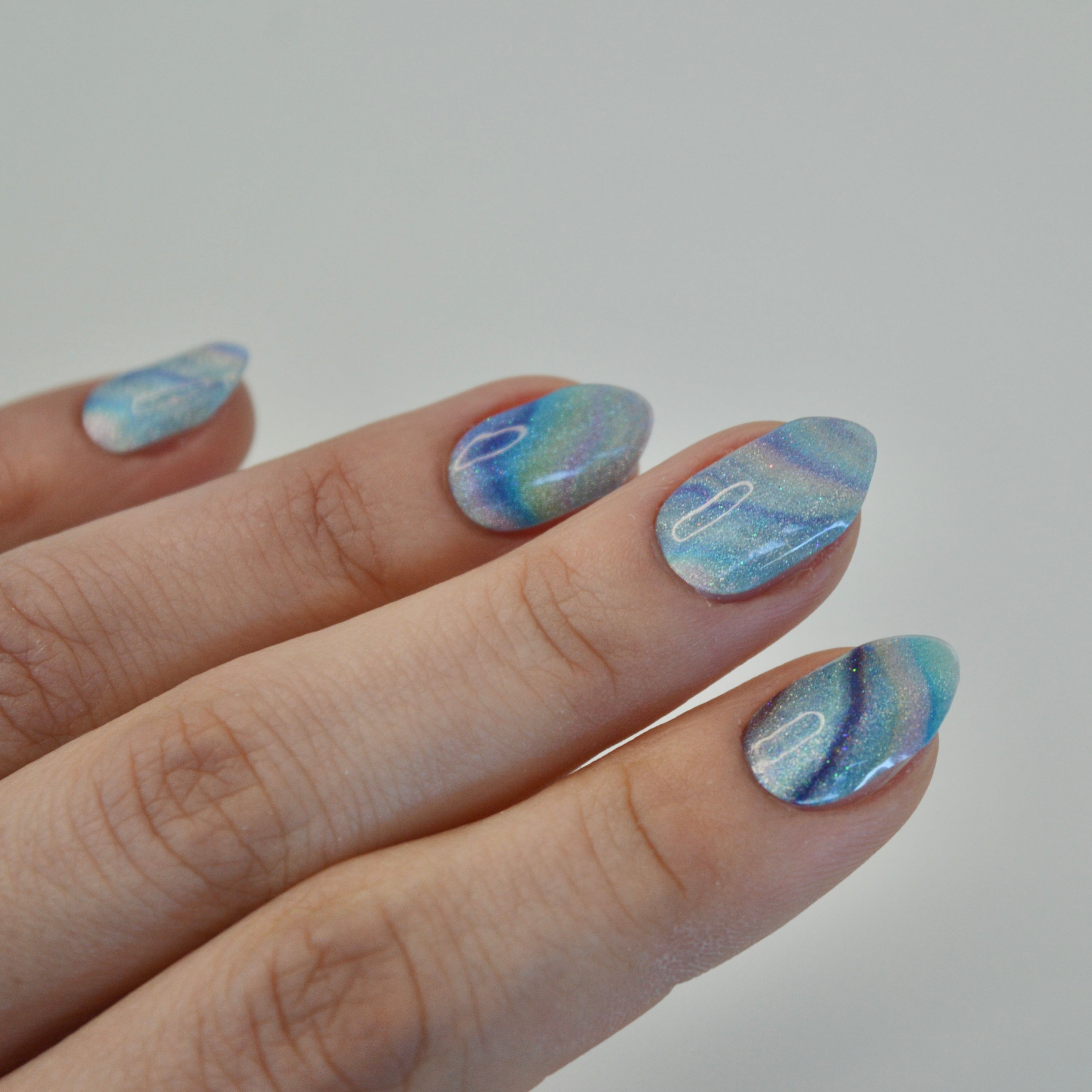Swirly | Super Jellies DIY Hard Semi Cured Gel Nail Wraps