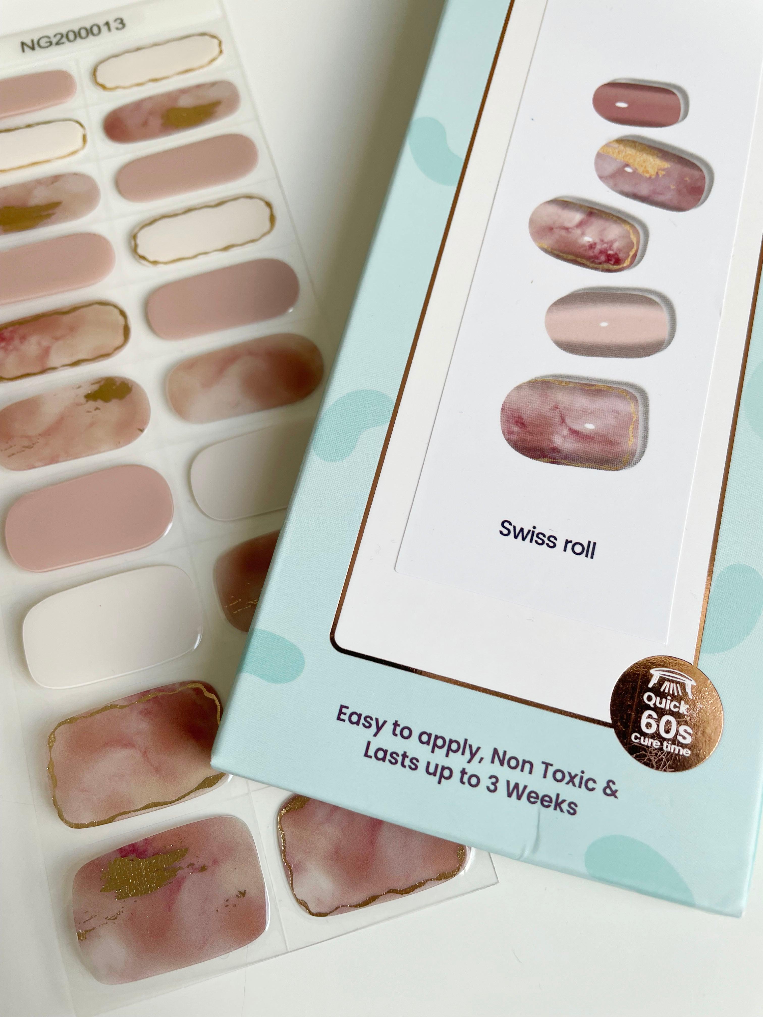 Swiss Roll | Super Jellies DIY Hard Semi Cured Gel Nail Wraps