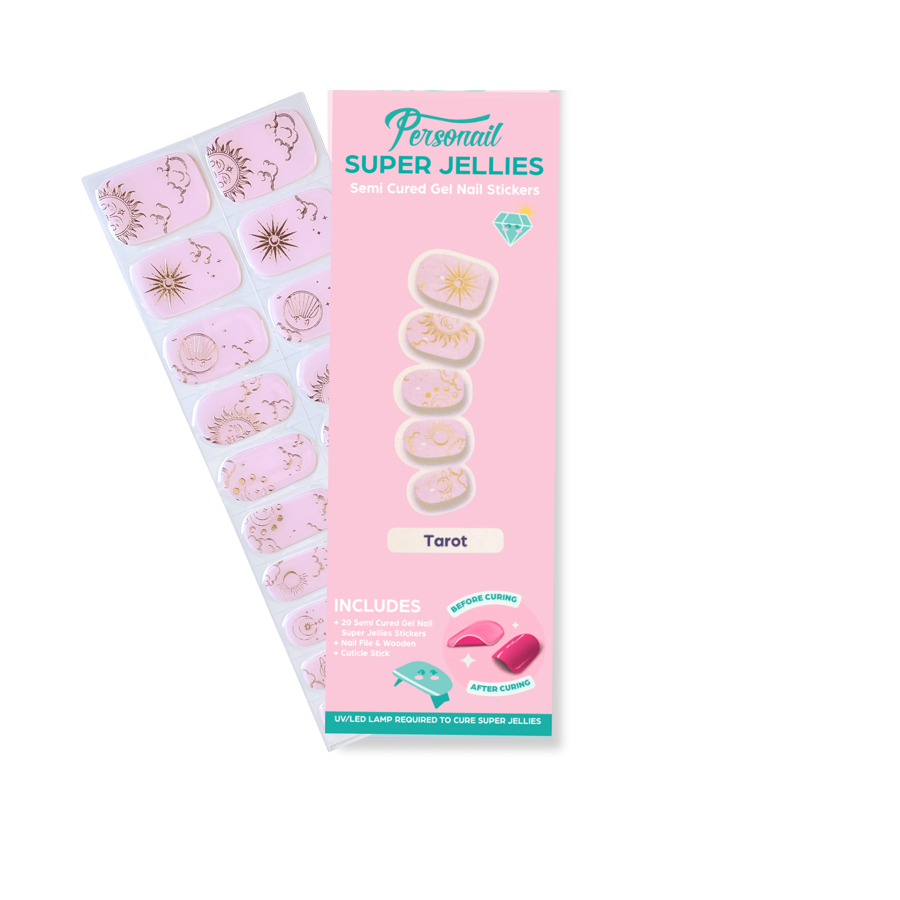 Tarot | Super Jellies DIY Hard Semi Cured Gel Nail Wraps