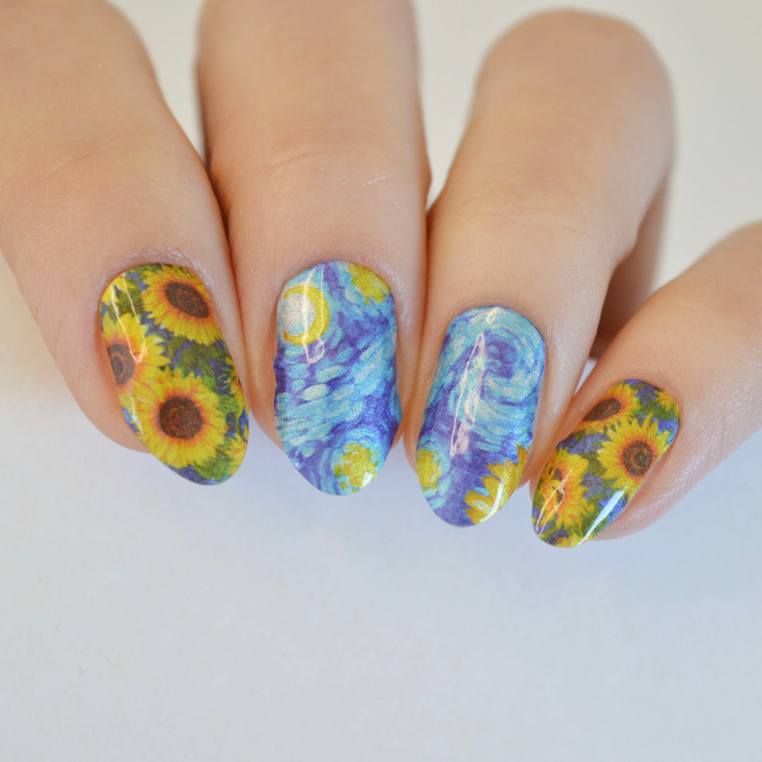 Vincent's Sunflowers | Nail Polish Wraps