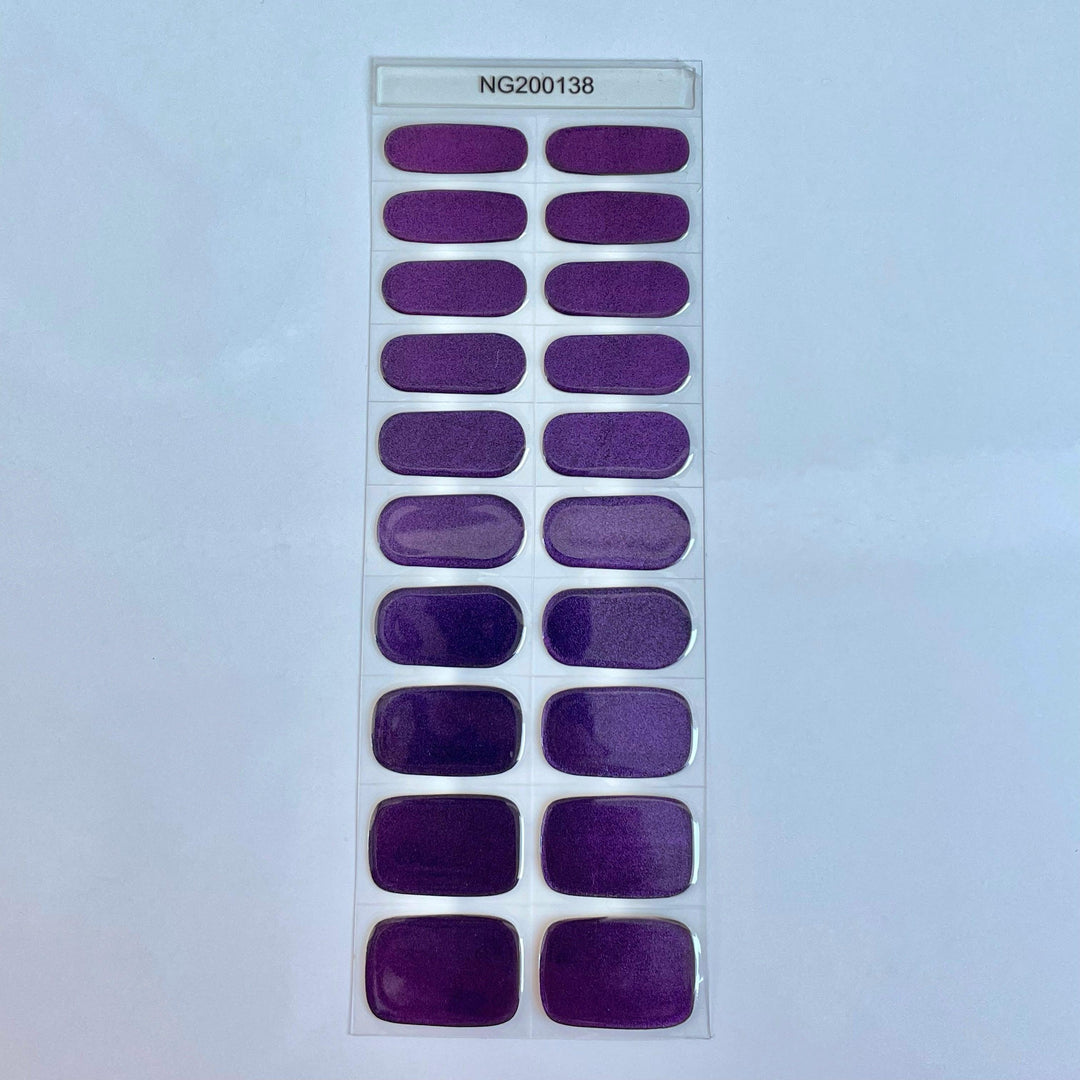 Violet | Super Jellies DIY Hard Semi Cured Gel Nail Wraps