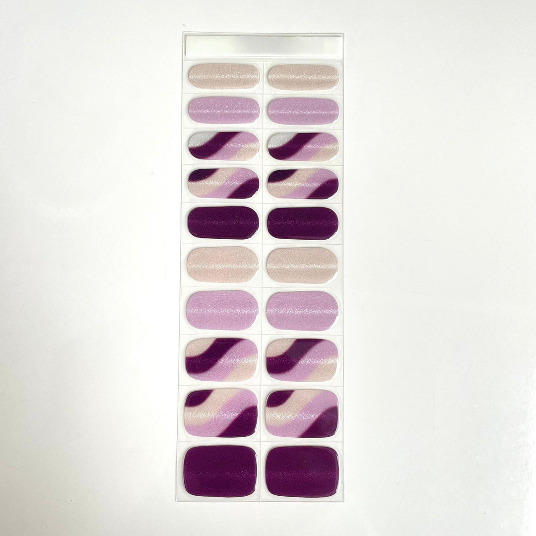 Violet Vortex | Super Jellies DIY Hard Semi Cured Gel Nail Wraps
