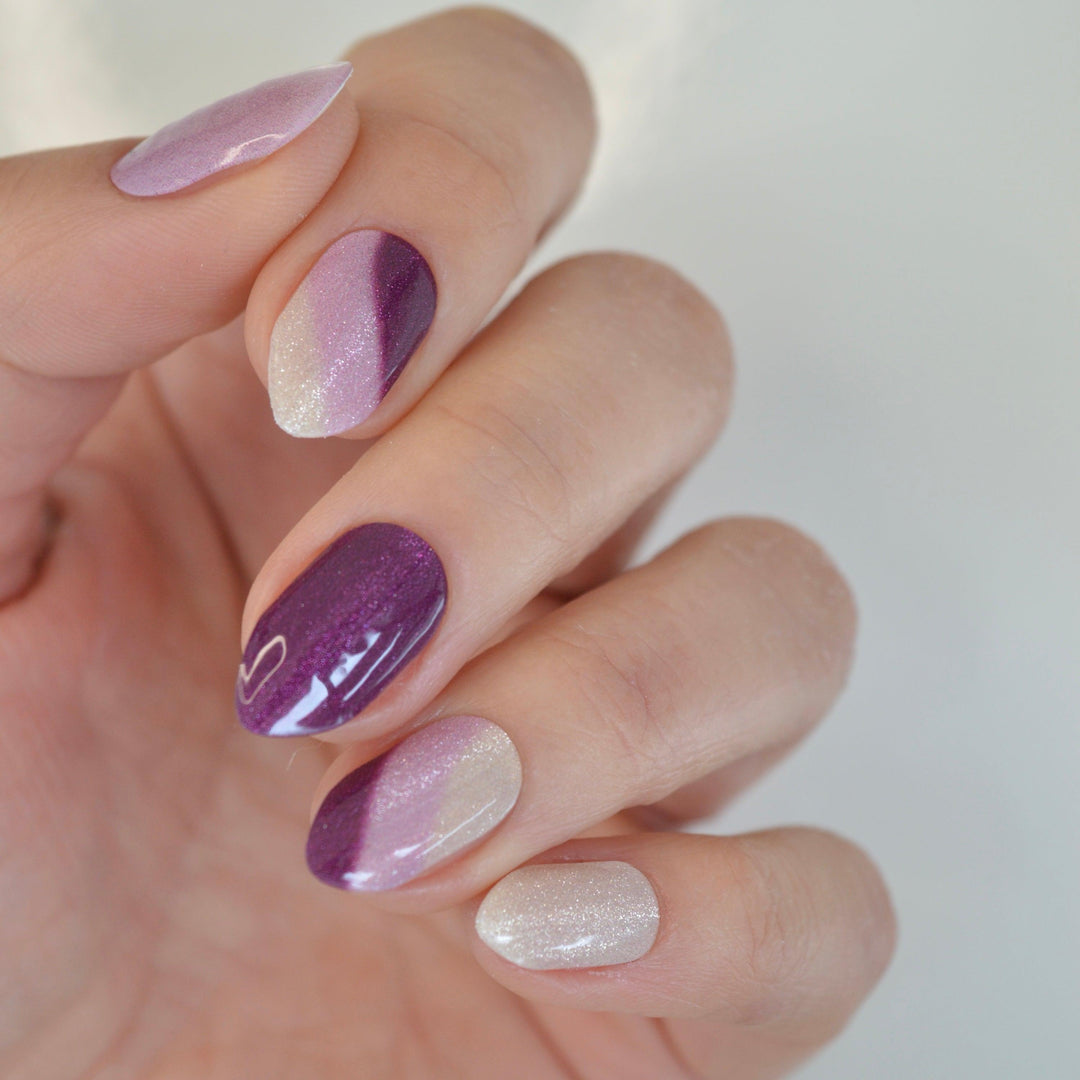 Violet Vortex | Super Jellies DIY Hard Semi Cured Gel Nail Wraps