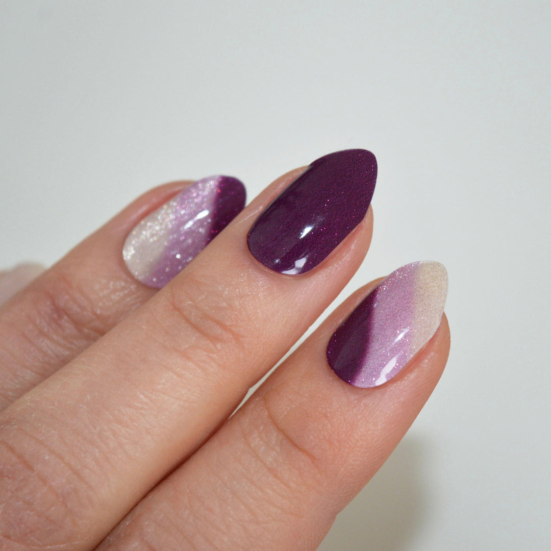 Violet Vortex | Super Jellies DIY Hard Semi Cured Gel Nail Wraps