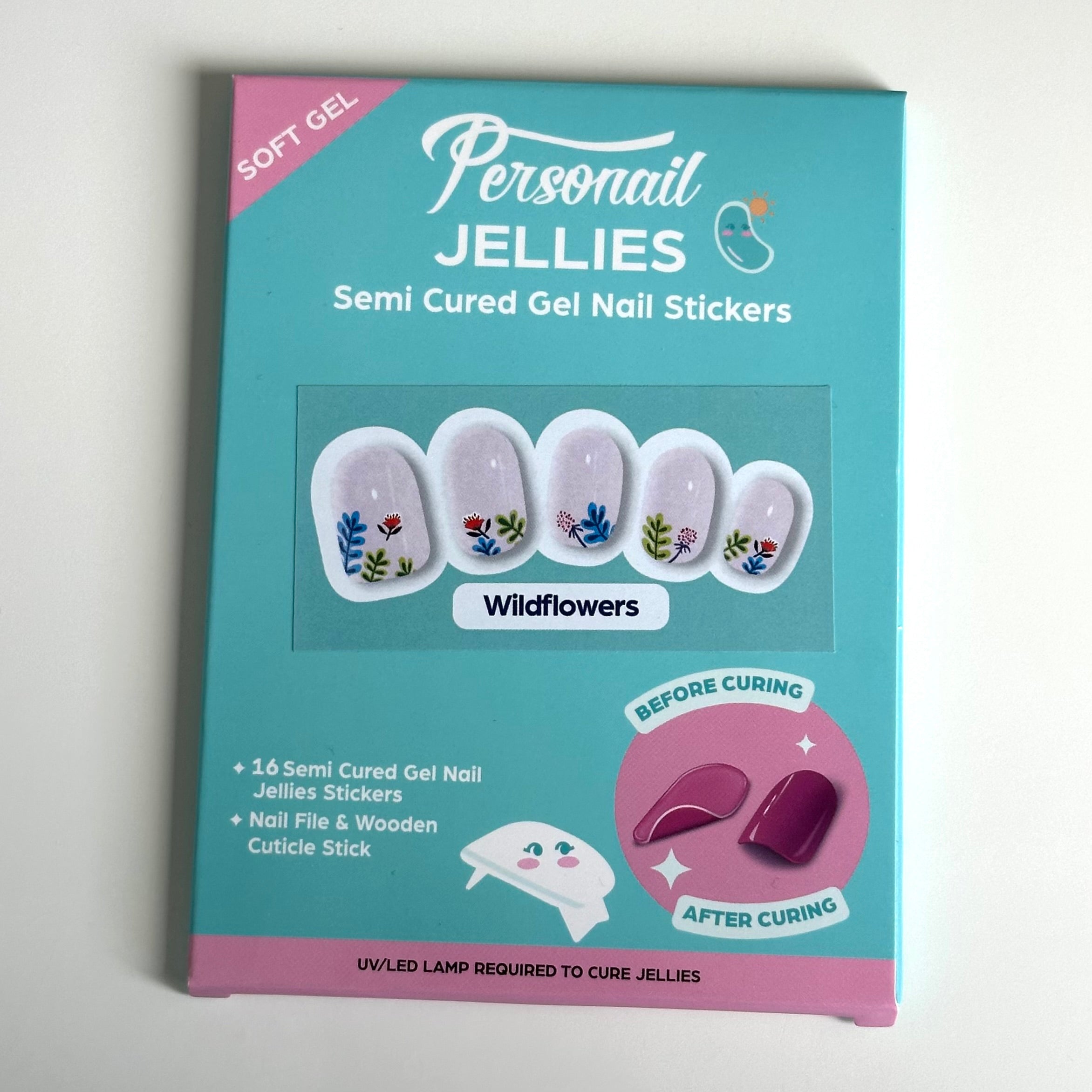 Wildflower | Jellies DIY Soft Semi Cured Gel Nail Wraps