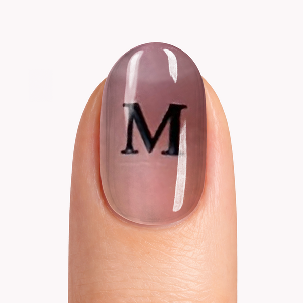 Letters Black PLAY Nail Art Sticker