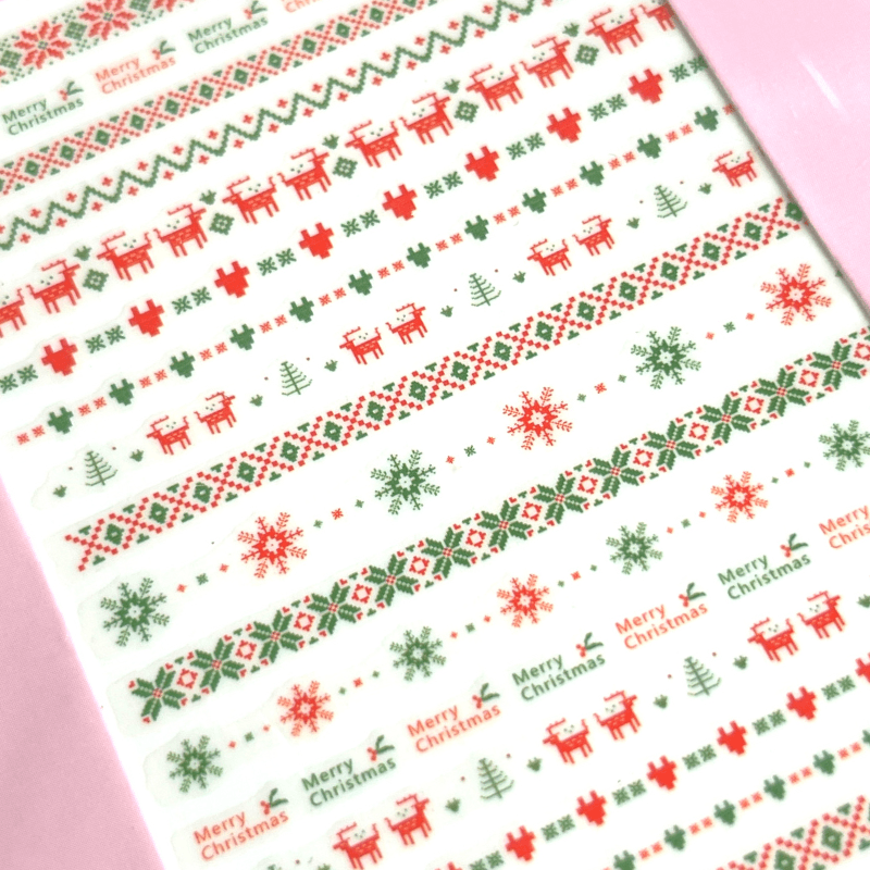 St Nicholas PLAY Nail Art Sticker