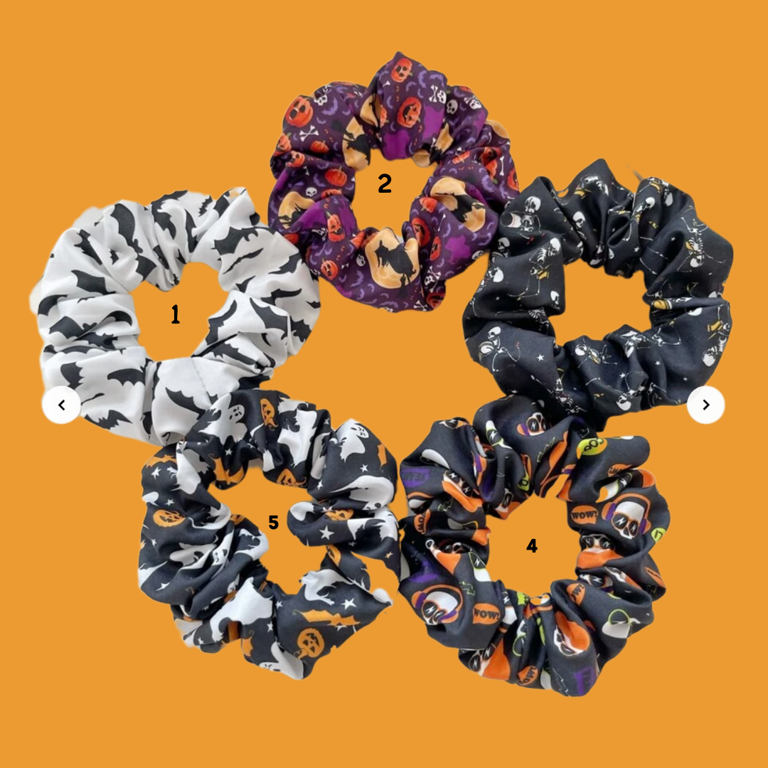 Halloween Scrunchies