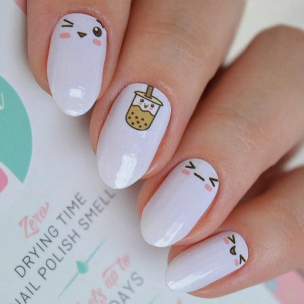Bubble Tea | Boba Nail Polish Wrap