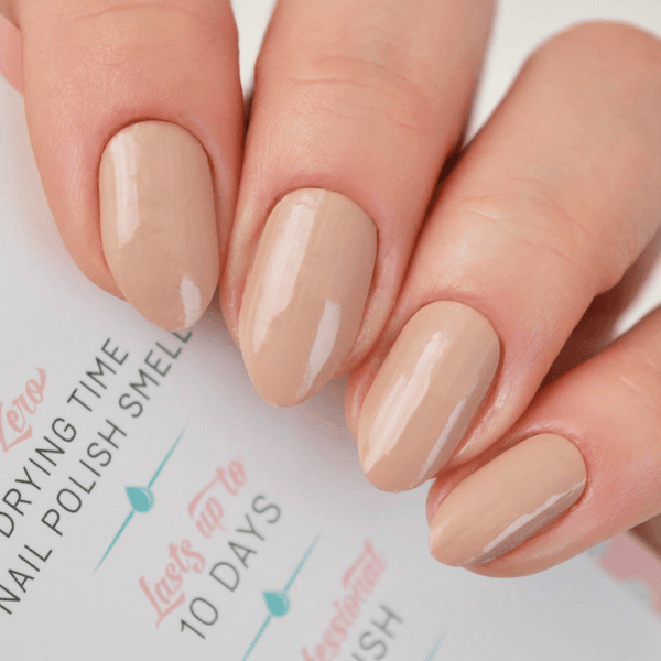Coffee | Neutral Plain Colour Nail Polish Wrap